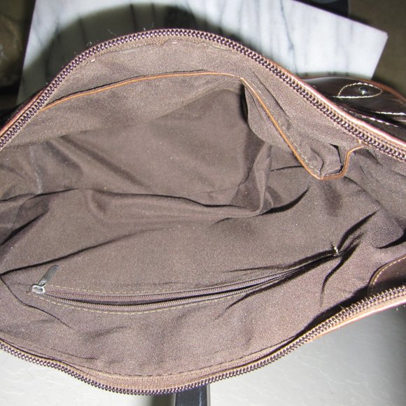 Faux Leather & Cow Hide Western Shoulder Bag - Picture 6 of 8